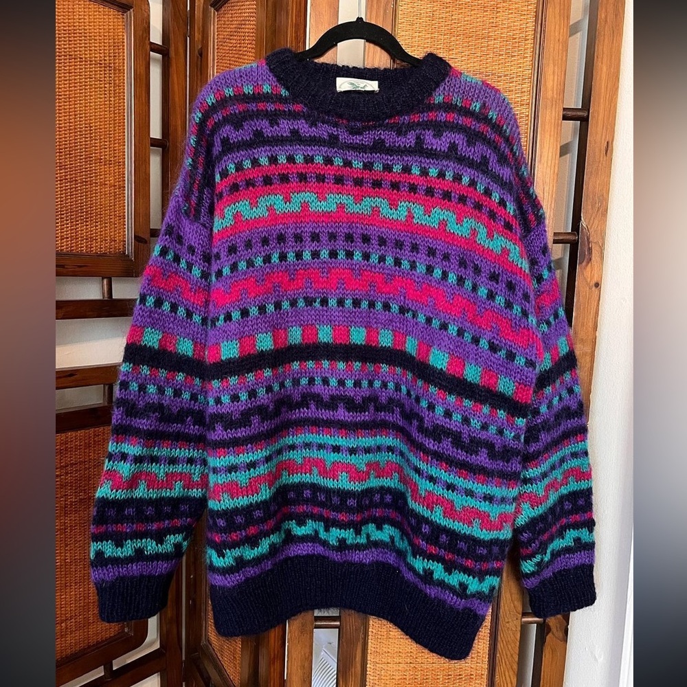 Vintage 80s Blarney Woolen Mills Wool Sweater